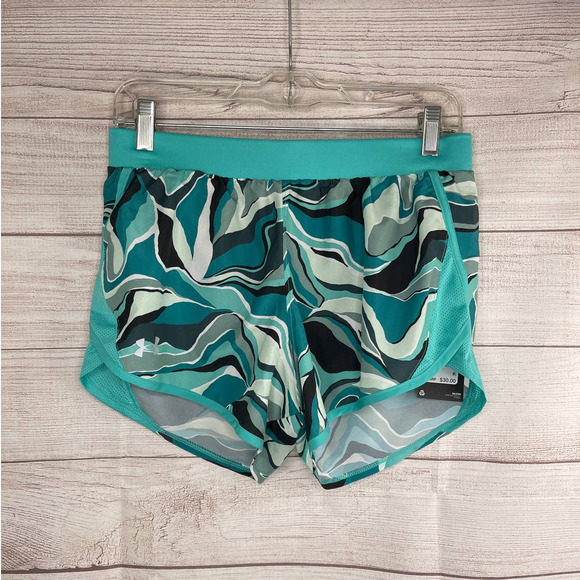 Under Armour Pants - Under Armour Fly By 2.0 Printed Running Shorts Women’s Size Small (1350198-369)